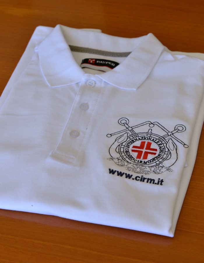 POLO 3 BOTTONI BIANCA CIRM
